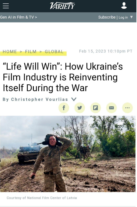 «Життя переможе»: як українська кіноіндустрія переосмислює себе під час війни
